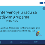 Одржана онлајн обука „Алати и интервенције у раду са осетљивим групама“